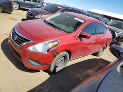 Nissan salvage cars for sale: 2015 Nissan Versa S