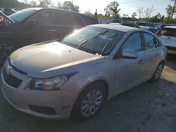 Chevrolet salvage cars for sale: 2011 Chevrolet Cruze LT