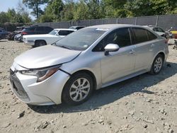 Toyota salvage cars for sale: 2020 Toyota Corolla LE