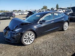 Tesla Model 3 salvage cars for sale: 2018 Tesla Model 3