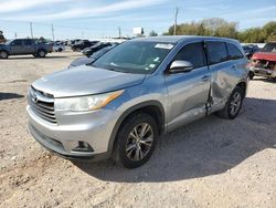 Toyota Highlander salvage cars for sale: 2014 Toyota Highlander LE