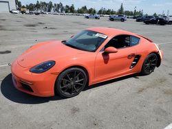 Porsche Cayman Vehiculos salvage en venta: 2021 Porsche Cayman Base