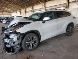 Toyota Highlander salvage cars for sale: 2024 Toyota Highlander LE