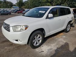 Toyota salvage cars for sale: 2010 Toyota Highlander SE