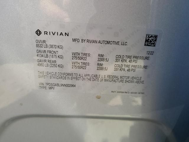 2022 Rivian R1S Launch Edition