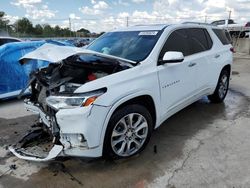 Salvage cars for sale from Copart Lawrenceburg, KY: 2018 Chevrolet Traverse Premier