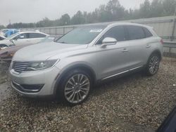 Lincoln salvage cars for sale: 2016 Lincoln MKX Reserve