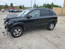 Hyundai Tucson salvage cars for sale: 2007 Hyundai Tucson GLS