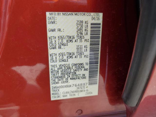 2016 Nissan Frontier S