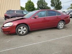 Chevrolet salvage cars for sale: 2008 Chevrolet Impala LT