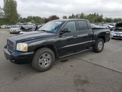 Salvage cars for sale from Copart Woodburn, OR: 2006 Dodge Dakota Quad SLT