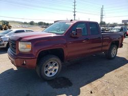 Salvage cars for sale from Copart Colorado Springs, CO: 2014 GMC Sierra K1500 SLE