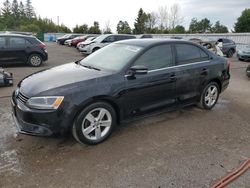 Salvage cars for sale from Copart Bowmanville, ON: 2011 Volkswagen Jetta SEL