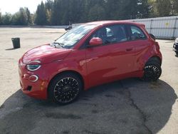 Fiat salvage cars for sale: 2024 Fiat 500 E RED