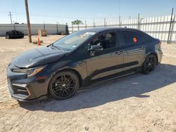 Salvage cars for sale from Copart Andrews, TX: 2022 Toyota Corolla SE