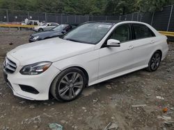 Mercedes-Benz salvage cars for sale: 2015 Mercedes-Benz E 350 4matic