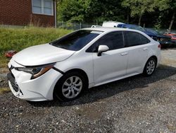 Toyota Corolla salvage cars for sale: 2021 Toyota Corolla LE