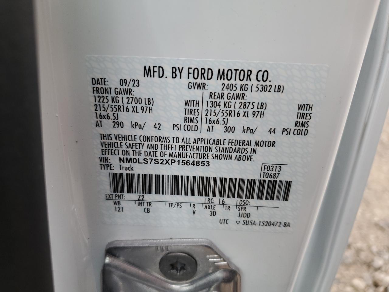 2023 Ford Transit Connect XL