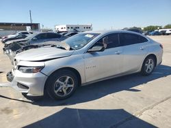 Chevrolet salvage cars for sale: 2016 Chevrolet Malibu LS