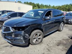 Salvage cars for sale from Copart Exeter, RI: 2017 Acura MDX