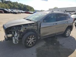 Jeep salvage cars for sale: 2017 Jeep Cherokee Latitude