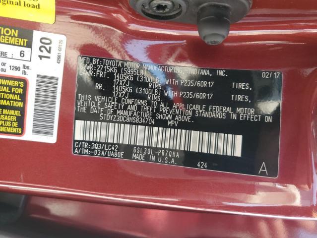 2017 Toyota Sienna XLE