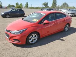 Chevrolet salvage cars for sale: 2016 Chevrolet Cruze LT