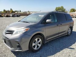 Toyota Sienna le salvage cars for sale: 2018 Toyota Sienna LE