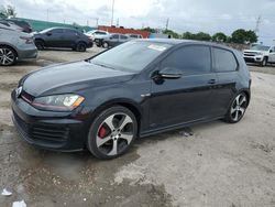 Volkswagen gti salvage cars for sale: 2015 Volkswagen GTI