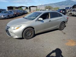 Toyota Camry salvage cars for sale: 2017 Toyota Camry LE