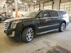 Cadillac Escalade salvage cars for sale: 2015 Cadillac Escalade ESV Luxury