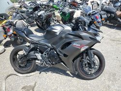 Kawasaki ex650 n salvage cars for sale: 2022 Kawasaki EX650 N