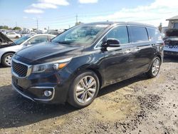 KIA Sedona salvage cars for sale: 2015 KIA Sedona SXL