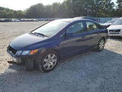 Honda Civic salvage cars for sale: 2006 Honda Civic LX