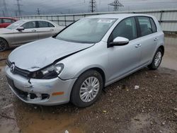 Volkswagen Golf salvage cars for sale: 2012 Volkswagen Golf