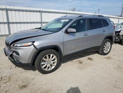 Jeep salvage cars for sale: 2017 Jeep Cherokee Limited