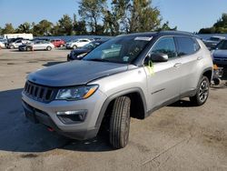 Jeep Compass salvage cars for sale: 2019 Jeep Compass Trailhawk