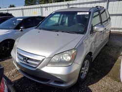 Honda Odyssey ex salvage cars for sale: 2005 Honda Odyssey EX