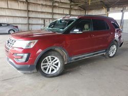 Ford Explorer salvage cars for sale: 2016 Ford Explorer XLT