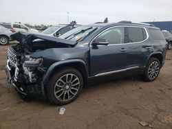 Vehiculos salvage en venta de Copart Woodhaven, MI: 2021 GMC Acadia Denali