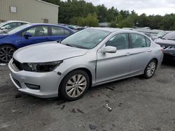 Salvage cars for sale from Copart Exeter, RI: 2014 Honda Accord EX