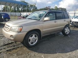 Toyota Highlander salvage cars for sale: 2004 Toyota Highlander Base