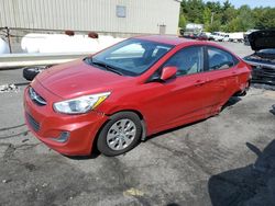 Salvage cars for sale from Copart Exeter, RI: 2015 Hyundai Accent GLS