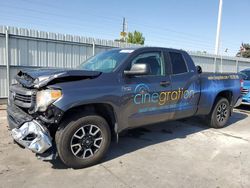 Toyota Tundra Double cab sr Vehiculos salvage en venta: 2015 Toyota Tundra Double Cab SR