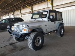 Salvage cars for sale from Copart Phoenix, AZ: 2003 Jeep Wrangler Commando