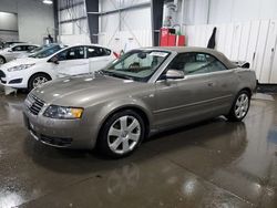 Audi salvage cars for sale: 2004 Audi A4 1.8 Cabriolet