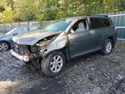 Toyota Highlander salvage cars for sale: 2012 Toyota Highlander Base