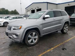 Jeep Grand Cherokee salvage cars for sale: 2015 Jeep Grand Cherokee Overland