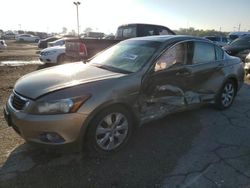 Salvage cars for sale from Copart Indianapolis, IN: 2009 Honda Accord EXL