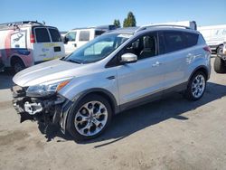 Salvage cars for sale from Copart Hayward, CA: 2015 Ford Escape Titanium